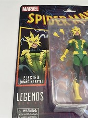 FREE SHIPPING Spider-Man Marvel Legends Electro (Francine Frye) 6-Inch AF HASBRO