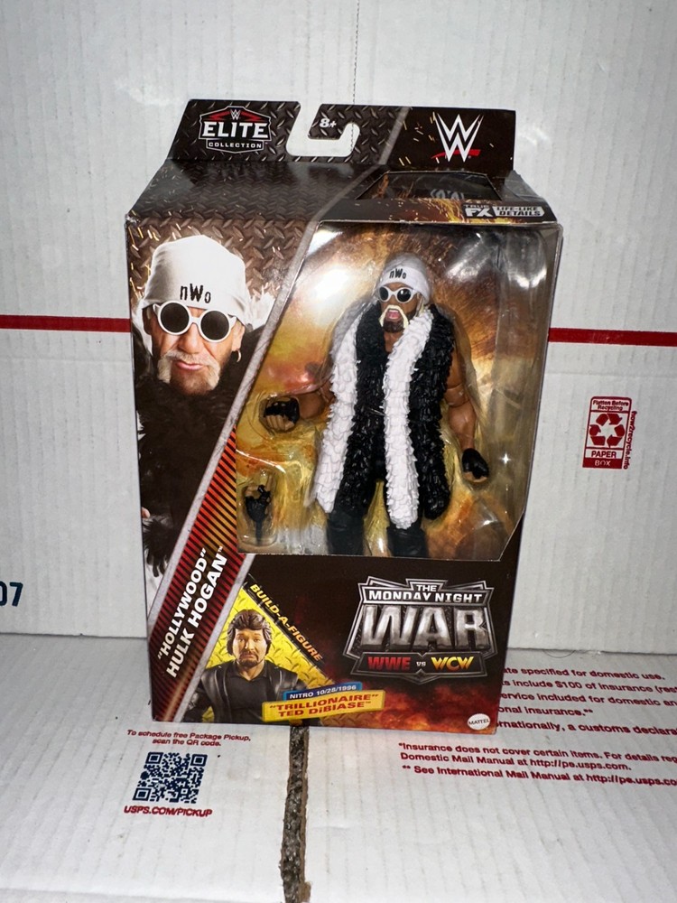 Mattel WWE Elite Collection Hollywood Hulk Hogan with BAF the Monday night war