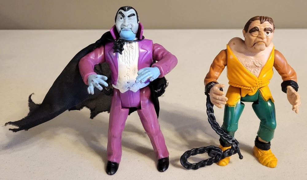 Vintage Kenner Real Ghostbusters Dracula & Quasimodo Monsters. Both Complete!