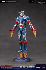 ZD-IP1: ZD Toys Marvel Iron Man 3 movie IRON PATRIOT 1.0 Action Figure