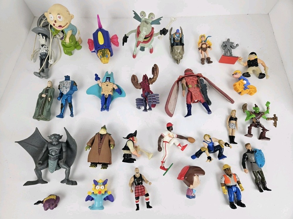 Large Lot of Misc. Vintage 1990’s Action Figure Toys