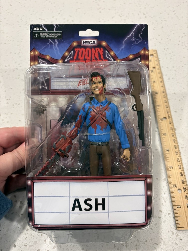 NECA Toony Terrors The Evil Dead Ash Action Figure New in Package