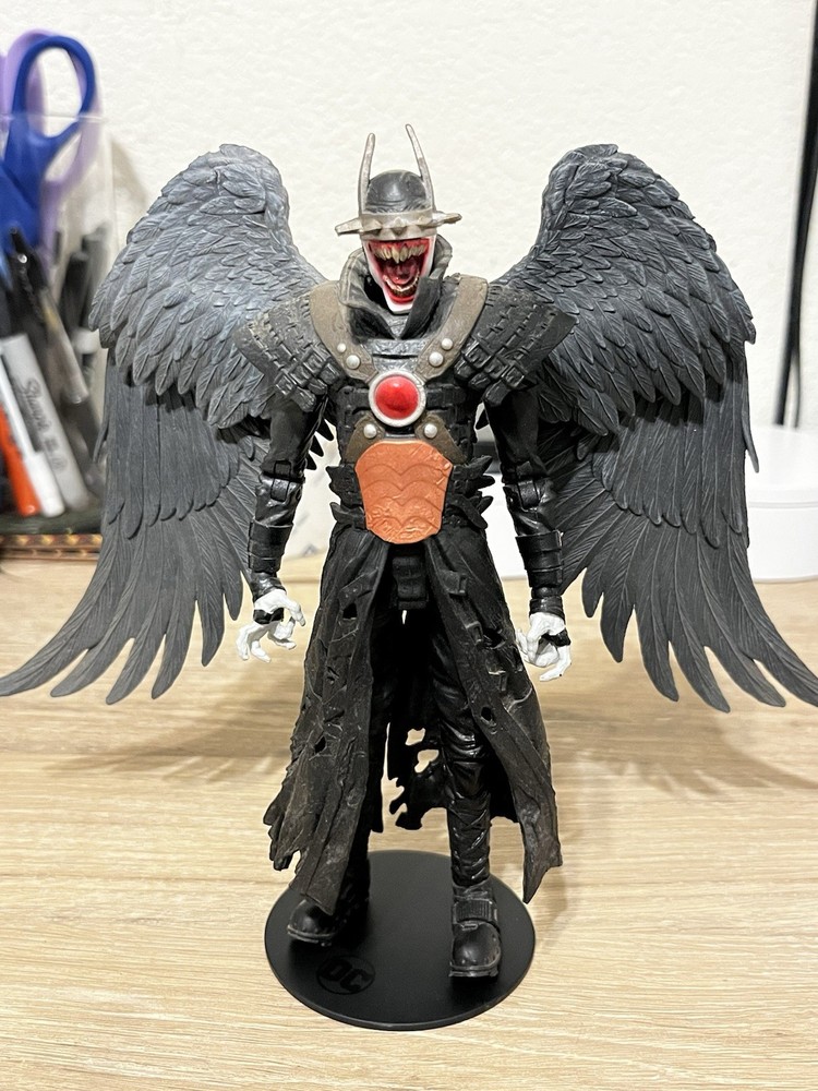 DC Multiverse Build-A The Batman Who Laughs W/ Sky Tyrant Wings Action Figure 7”