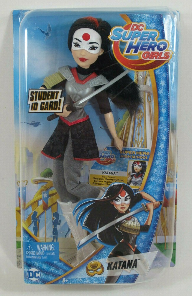 *Creased Packaging* DC Super Hero Girls 12″ KATANA Fashion Doll action figure