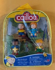 2012 Caillou & Friends Posable Figure w/Mini Backpack NEW SEALED Ships FREE