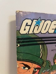 Vintage Gi Joe Coloring Book And Promotional VHS Tapes And Sgt Savage Backers