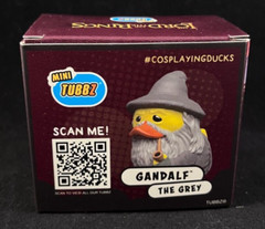 Mini Tubbz -Gandalf the Grey -The Lord of the Rings -Rubber Duck -Approx 2″ High
