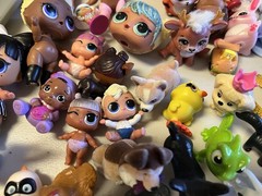 MIXED LOT OF RANDOM FIGURES KIDS GIRLS Disney Miscellaneous Toys