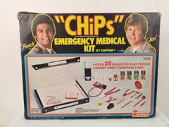 Vintage CHiPs Emergency Medical Kit New 1980 By Empire Toys Ponch & Jon