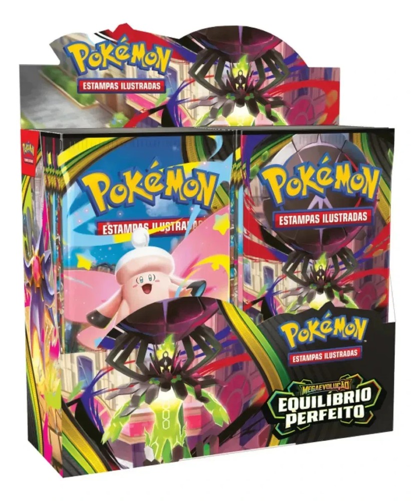 Pokemon Perfect Order Equilibrio Perfeito Booster Box Brazilian Game 216 Cards