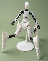 Spider Walker Mech Legs for Dummy 13 | 3D Printed Action Figure Doll Accessory