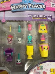 Shopkins -Happy Places – Bathing Bunny Decorator’s Pack – Home Collection -NIB