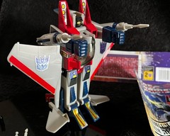 G1 1984 STARSCREAM • 100% COMPLETE w/TECH SPEC • VINTAGE G1 TRANSFORMERS
