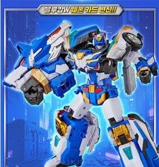 Metal Cardbot W Season3 BLAION + BLUE COP W Set Transformer Robot Car Toy 2025