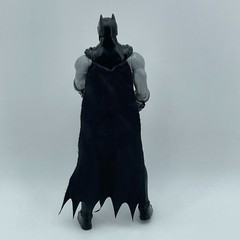 DC COMICS Batman Action Figure Gray Black Cape Yellow Belt Poseable 12in 67800