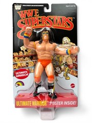 Mattel LJN WWE Superstars ULTIMATE WARRIOR Black Card CHASE Target Exclusive