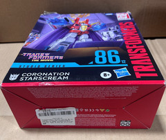 Hasbro 86-12 Transformers The Movie Studio Series Coronation Starscream *DMG BOX