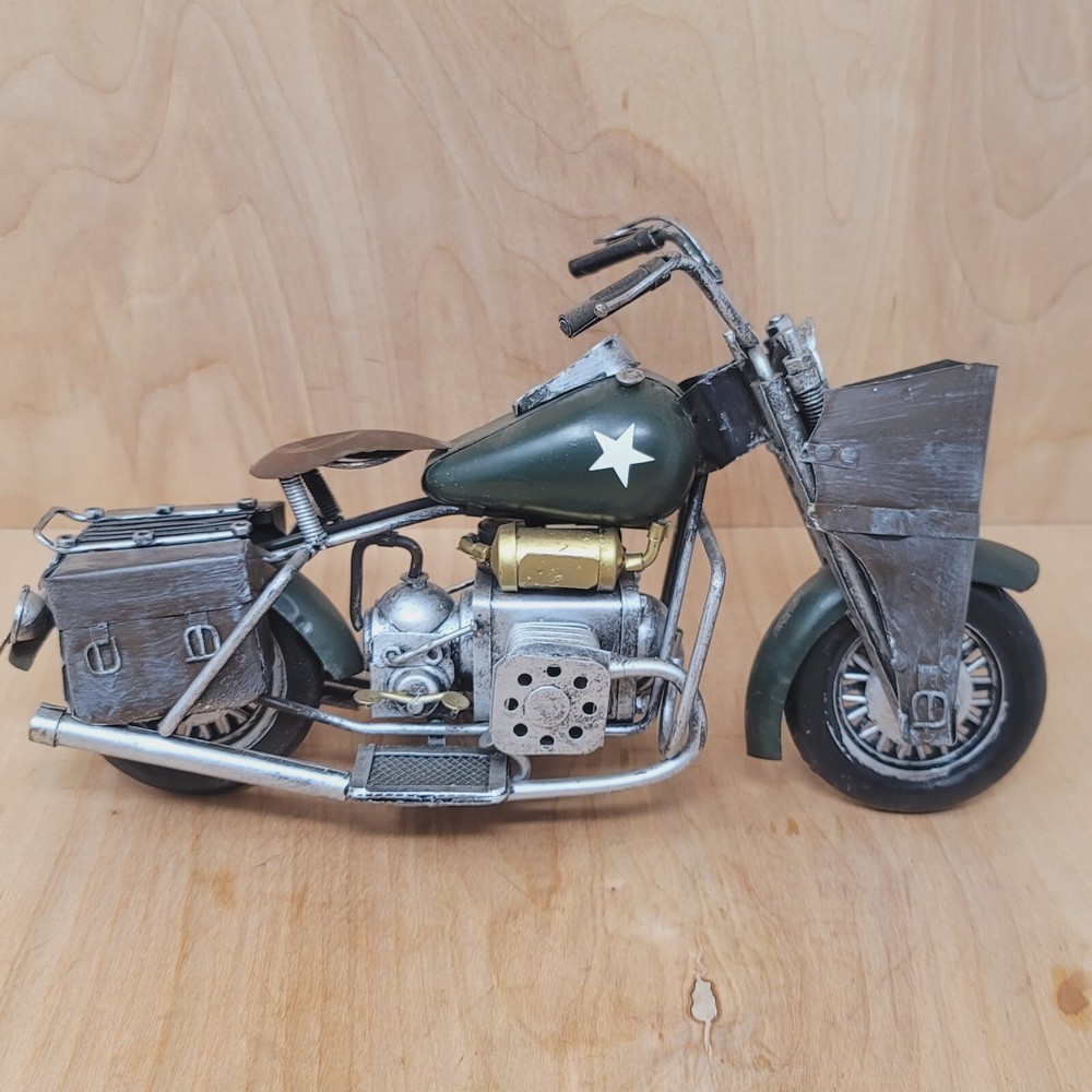 Military Motorcycle US Army Metal 1/16 Scale Gun Mount
