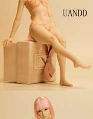 UDDOLL 1/6 Female Microemulsion Thick Leg Finger Bone Seamless Silicone Body Toy