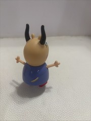Vintage Peppa Pig Jazwares Madame Gazelle Rebecca Rabbit Figure Lot of 2
