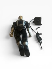 G.I. Joe Comandos em Ação Cobra de Aço toy Complete Brazil Estrela original