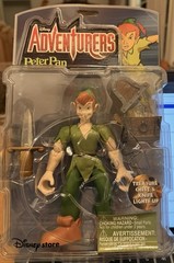 Disney Adventurers Peter Pan Action Figure Boxed Light Up Knife Treasure Chest