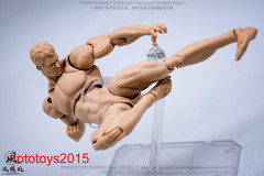 US Wind Toys 1/12 Flexible Man Jointed 6″ Male Action Figure Head Body Model Toy