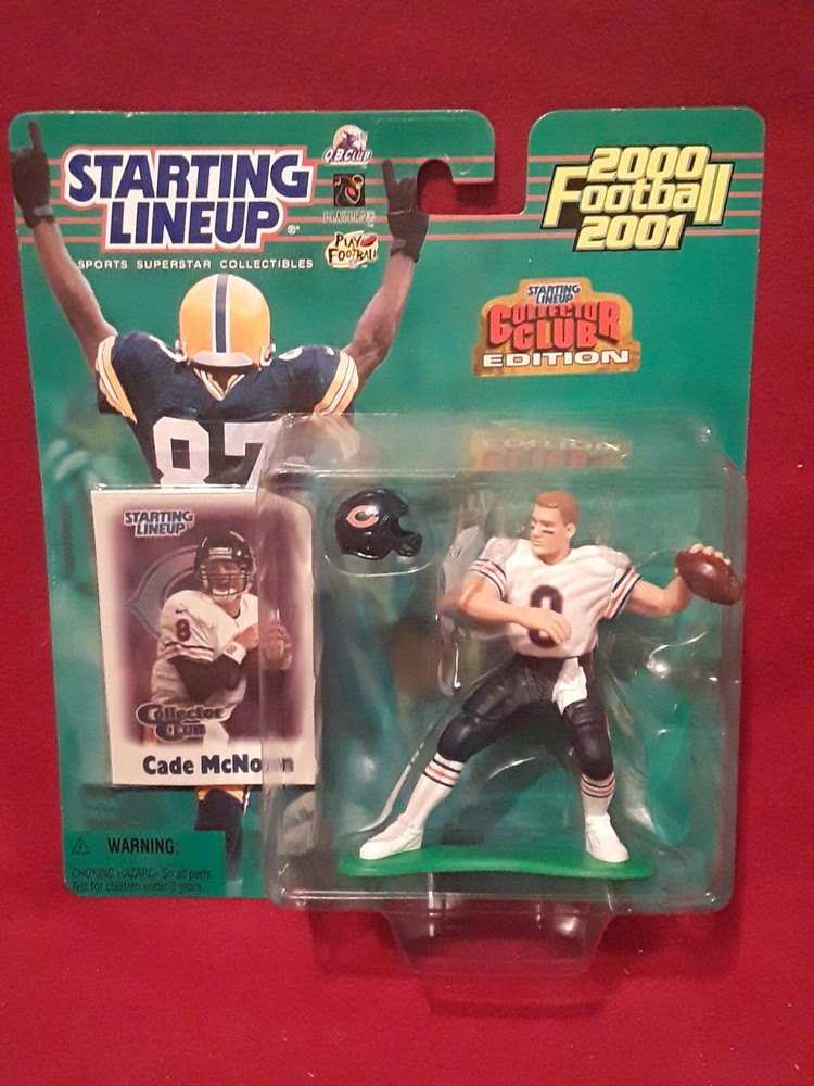 Starting Lineup NFL SLU 2000-01 Collector Club Figure & Card Cade McNOWN Bears