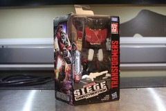 Transformers Siege Sidewipe Complete W/ NONNEF Spoiler and Weapons Upgrade Kits