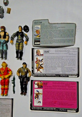 LOT Vintage GI Joe Action Figures Weapons File Cards 80s 90s 00s JUNK PART LOT