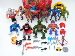 Masters of the Universe LOT 1982-1984 Mattel vintage Figures TEELA Fisto WEBSTOR
