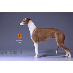 MrZ 1/6 Greyhound Pet Dog Animal Model Resin Figure Decor Toy Ornament Accessory