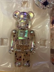 Medicom BE@RBRICK x Anever clear 400% and 100% set Bearbrick