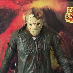 NECA Friday the 13th Part 3 JASON VOORHEES w/ Machete & Axe Bloody Action Figure