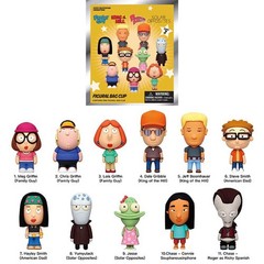 Fox Adult Animation Series 2 Blind Bag Figural Foam Clip Random 1pc Toy Keychain