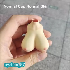 1:12 Big Bust Breast Cover Replacement Model Fit 6” Female Action Figure Doll