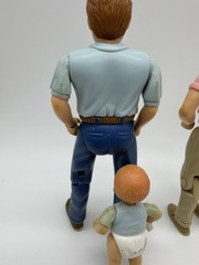 Fisher Price Loving Family Dollhouse Mom Dad Baby Figures Parents Child 1998 VTG
