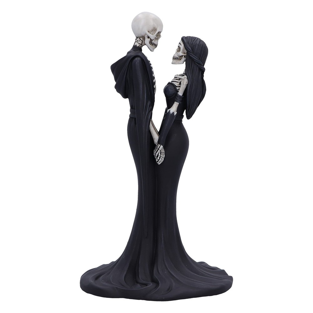 Nemesis Now Eternal Vow 24cm, Resin, Gothic Wedding Giftware, Skeleton Vow Figur