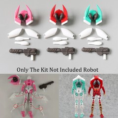 For Siege Earthrise Arcee Lifeline Elita-1 Gun Backpack Leg Filler Upgrade Kits