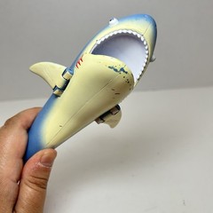 Disney Pixar Toy Story Shark Action Figure Mr. Shark With Woody And Hat Rare