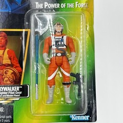 Kenner Star Wars Power of The Force Luke Skywalker X-Wing Fighter Pilot Gear New