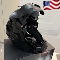 Iron Man Black Helmet MK5 1/1 Electronic Voice-controlled Mask Cosplay Prop 2026