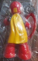 NWB Ron English Mindstyle/Popaganda Mega-Man “Protoman Grin” 15″ Vinyl Figure