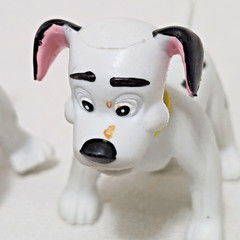 Just Toys Bend-Ems 101 Dalmatians lot of 6 bendy toys (with marks/wear)