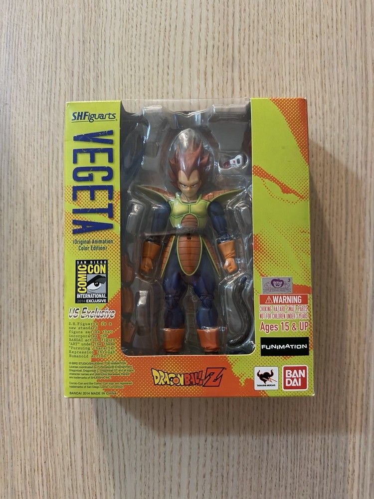 Vegeta arlia original animation SDCC 2014 color sh figuarts