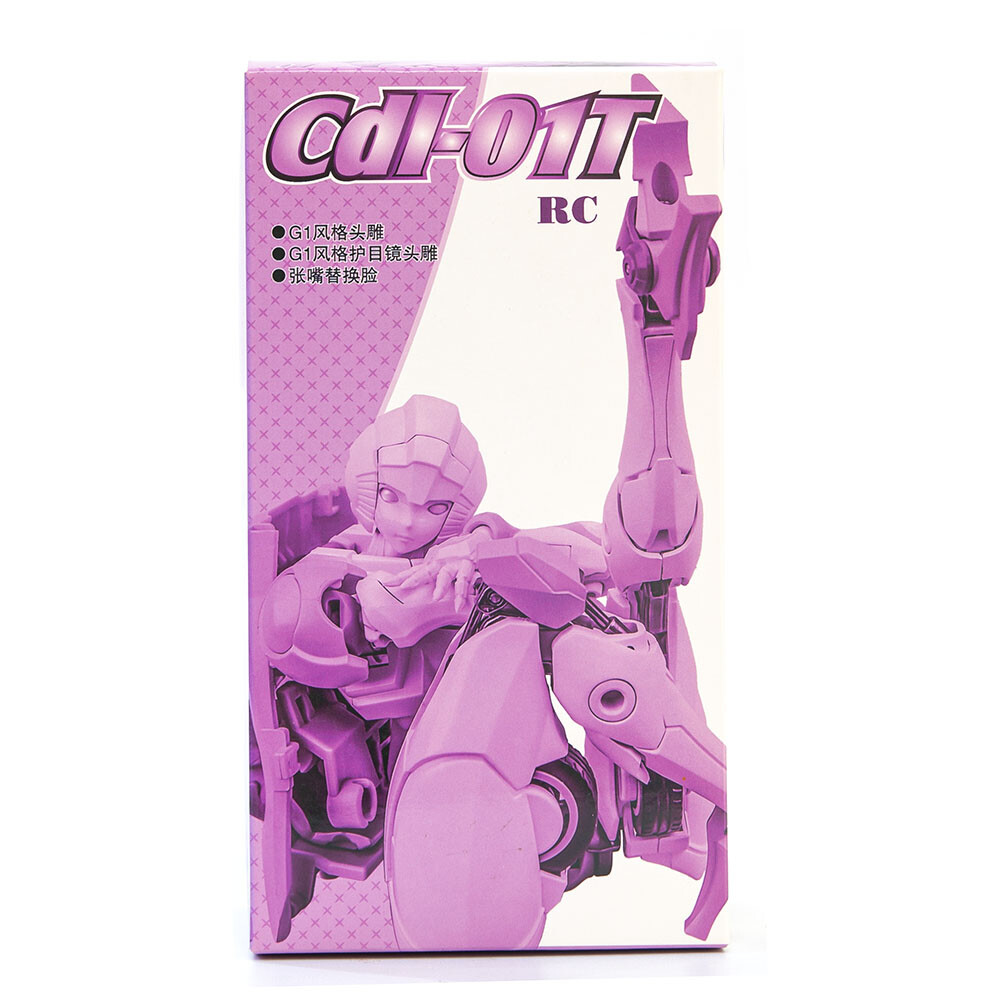New CDL CDL-00 Arcee with Upgrade Kit Transparent AC MP Scale Action Figure