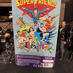 McFarlane DC Retro Super Friends CRYSTALIZED SUPERMAN 6″ Figure NEW RED PLATINUM