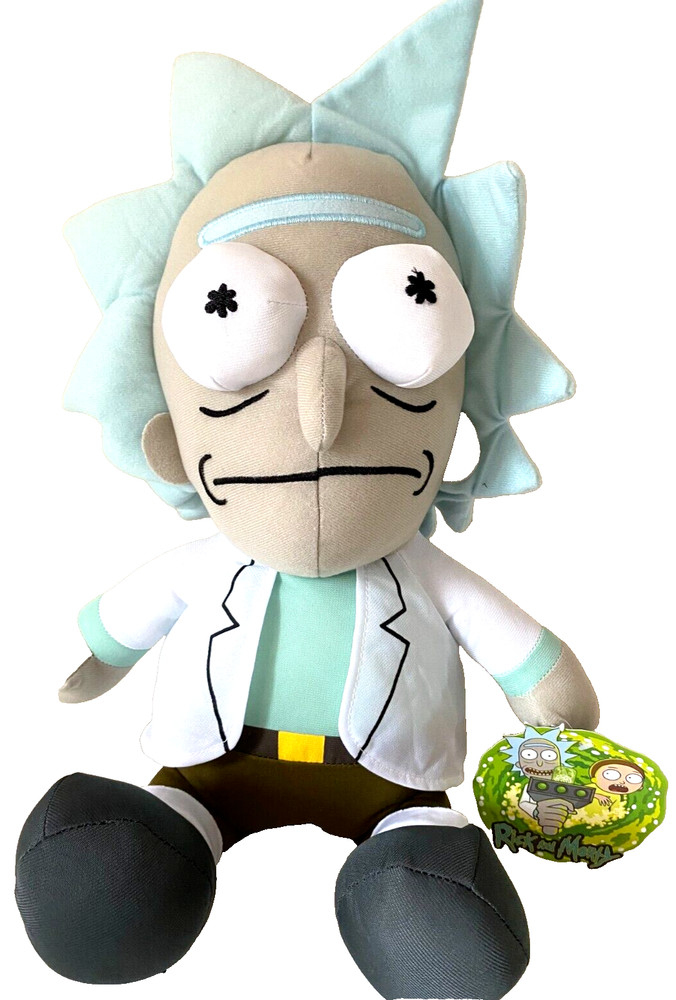 Giant Rick & Morty Plush Toy RICK SANCHEZ . XLarge 16 inches tall. Soft. New