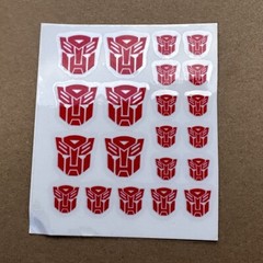New Autobot & Decepticons Transformers G1 Symbol Logo Sign Stickers Decals