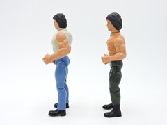 Fire-Power Rambo and Rambo figures LOT 1985 Coleco vintage Force of Freedom 1986